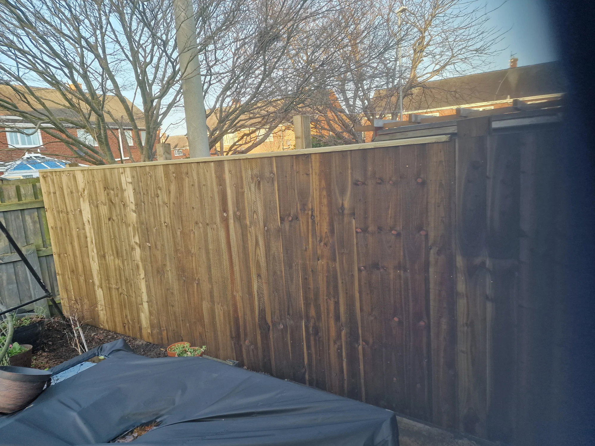 Fence progress